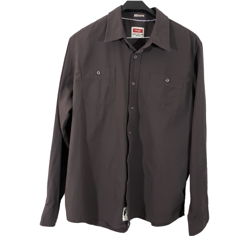 Wrangler Vintage Wash Button Up Shirt